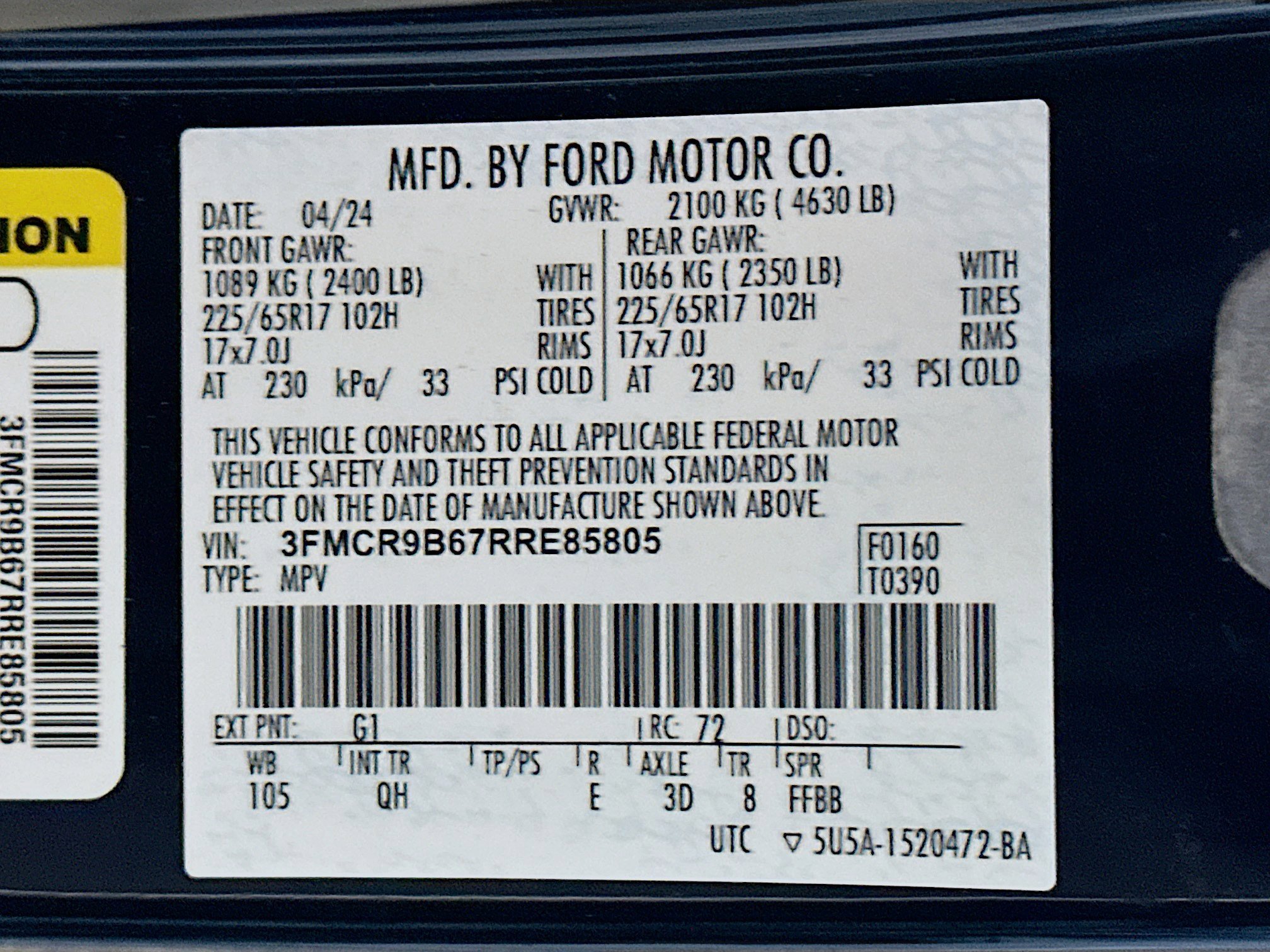 Used 2024 Ford Bronco Sport Big Bend image 12