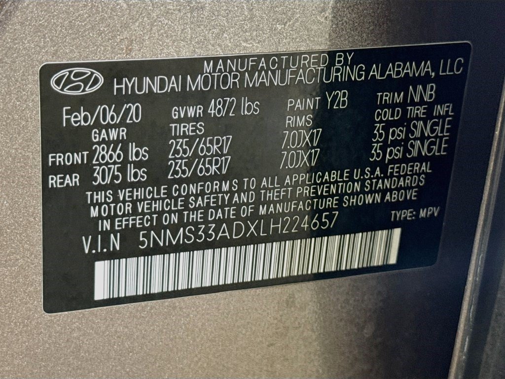 Used 2020 Hyundai Santa Fe SEL FWD image 39
