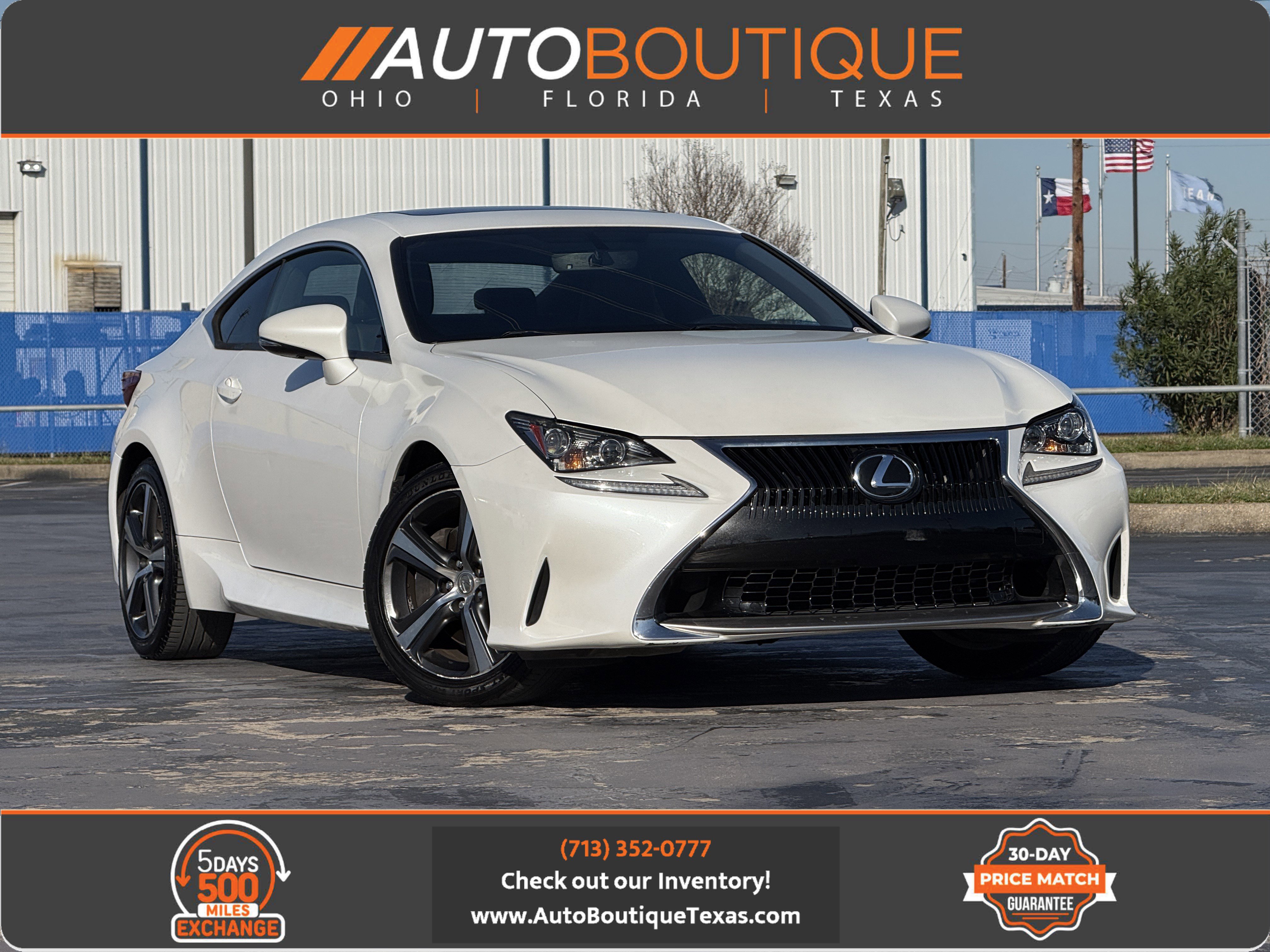 Used 2017 Lexus RC 200t w/ Accessory Package 2 image 1