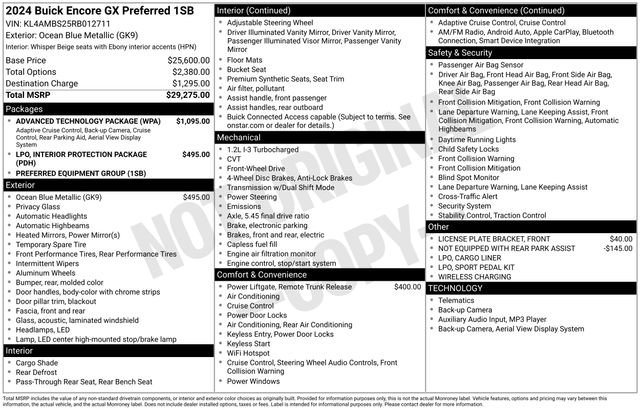Used 2024 Buick Encore GX Preferred w/ Advanced Technology Package image 15