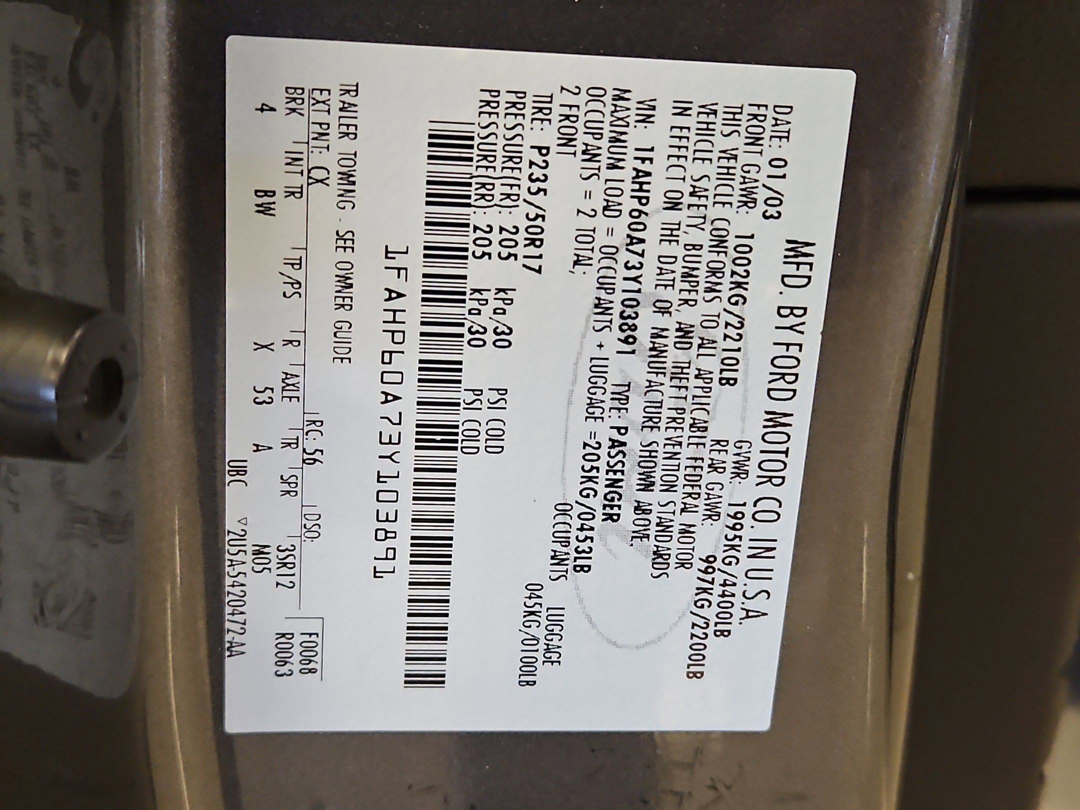 Used 2003 Ford Thunderbird image 33