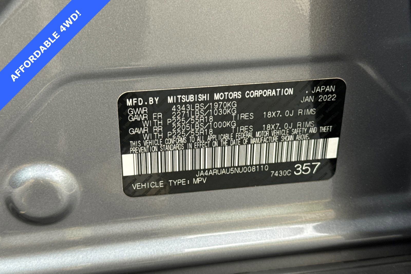 Used 2022 Mitsubishi Outlander Sport SE image 25