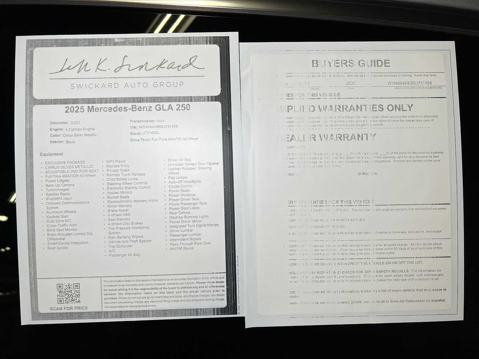 Used 2025 Mercedes-Benz GLA 250 4MATIC image 45