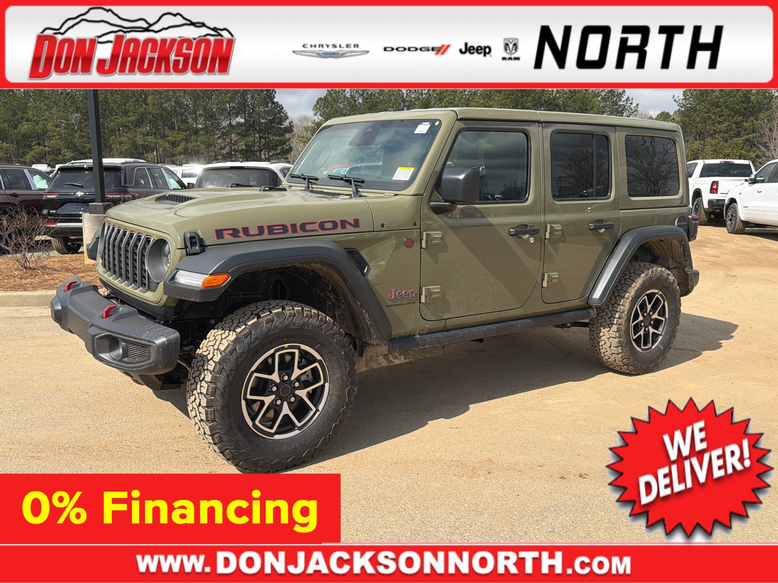 New 2026 Jeep Wrangler Unlimited Rubicon w/ Safety Group