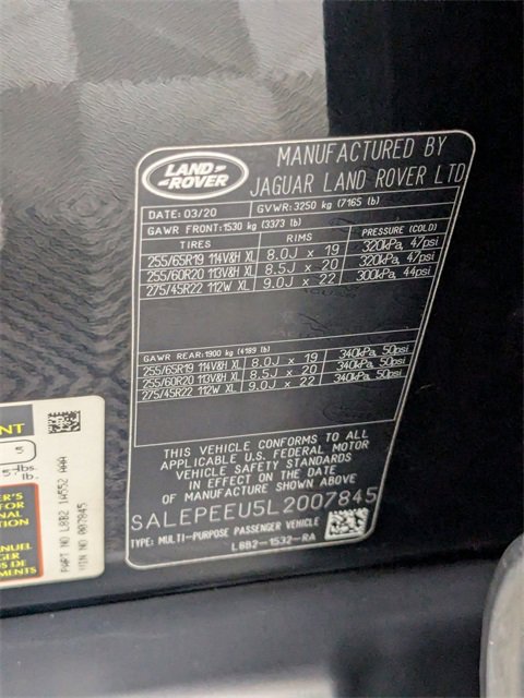 Used 2020 Land Rover Defender 110 SE image 37