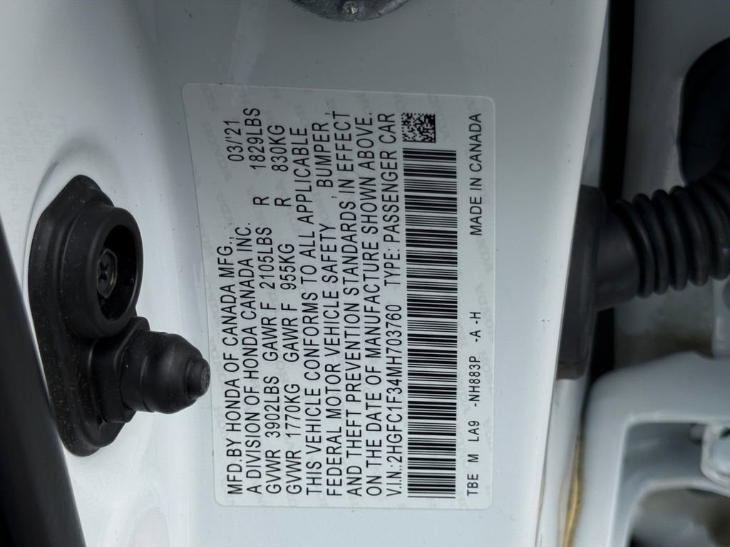 Used 2021 Honda Civic EX image 27