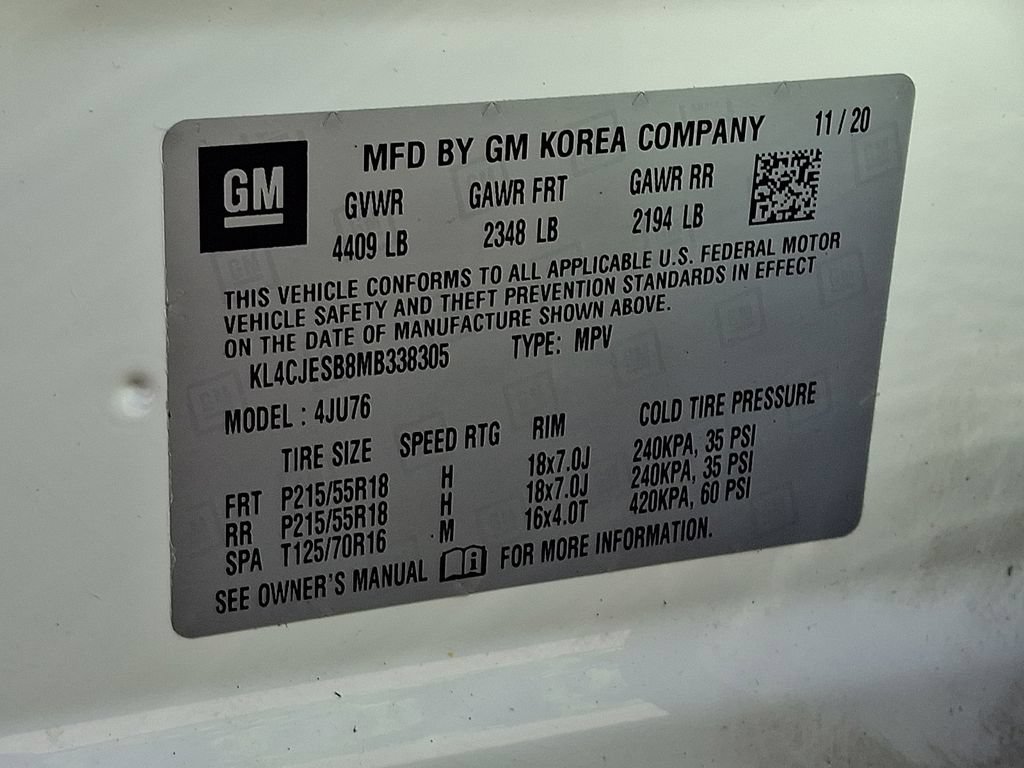 Certified 2021 Buick Encore Preferred AWD/4WD image 25