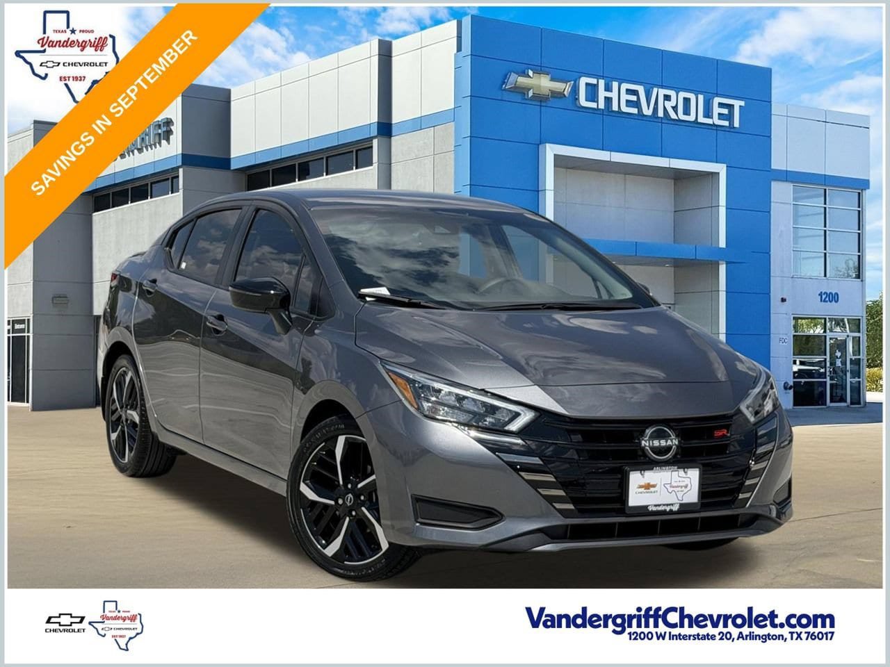 Used 2024 Nissan Versa SR w/ Trunk Package FWD image 1