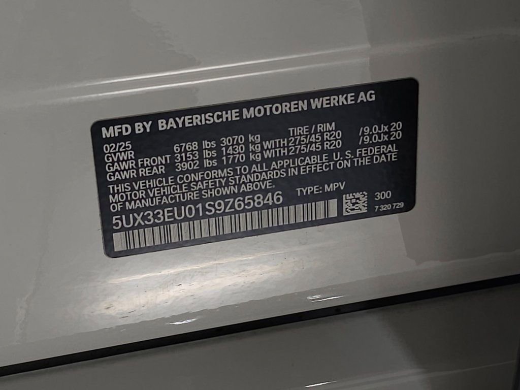 Used 2025 BMW X5 M60i w/ Executive Package image 43