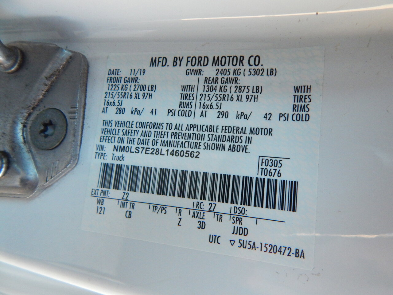 Used 2020 Ford Transit Connect XL image 28