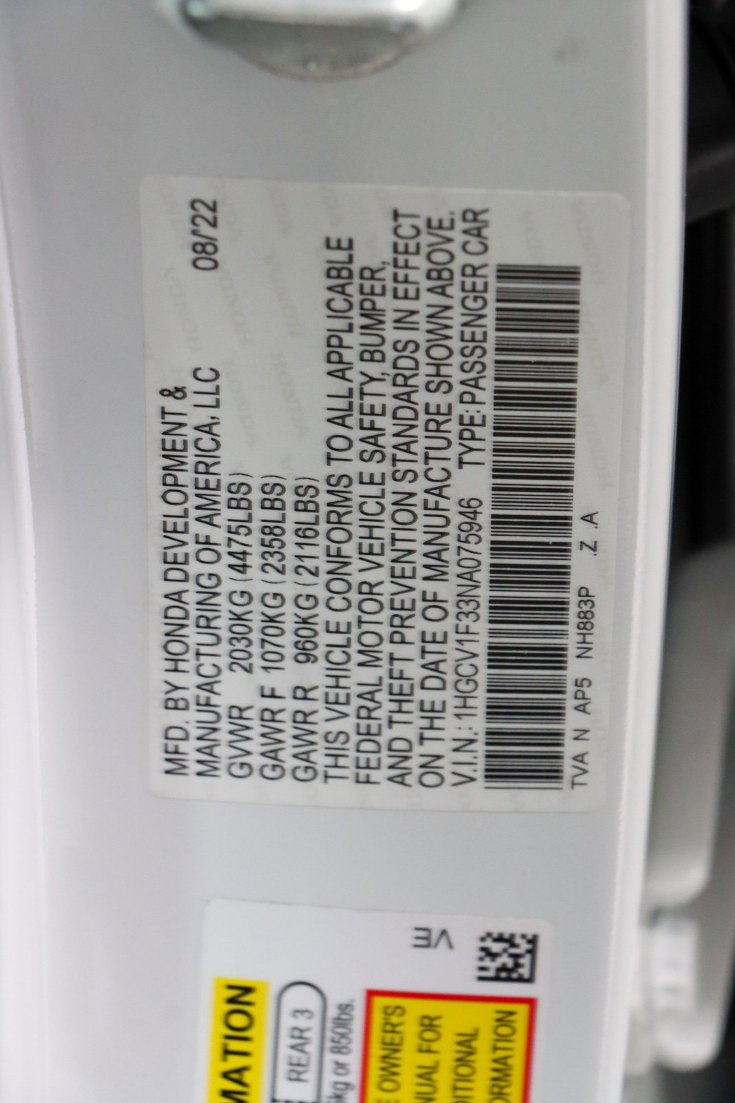 Used 2022 Honda Accord Sport image 30
