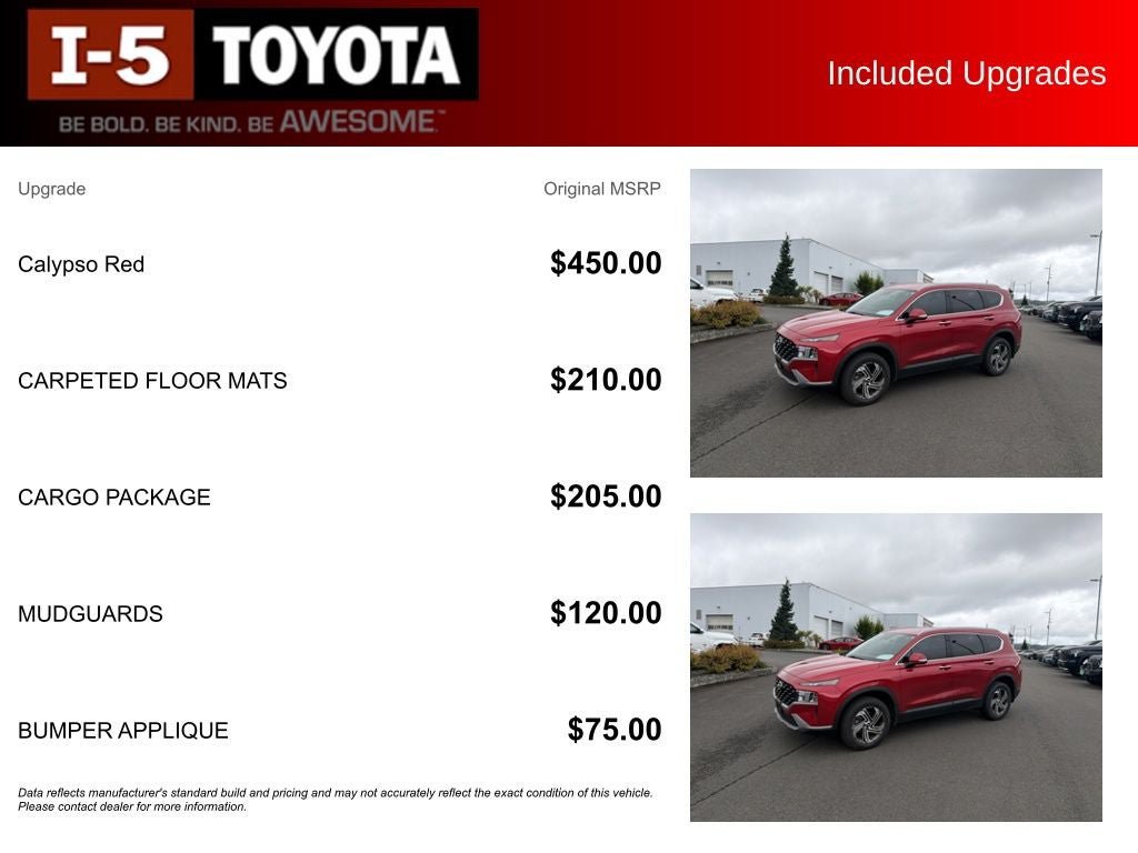 Used 2023 Hyundai Santa Fe SEL w/ Cargo Package AWD/4WD image 5