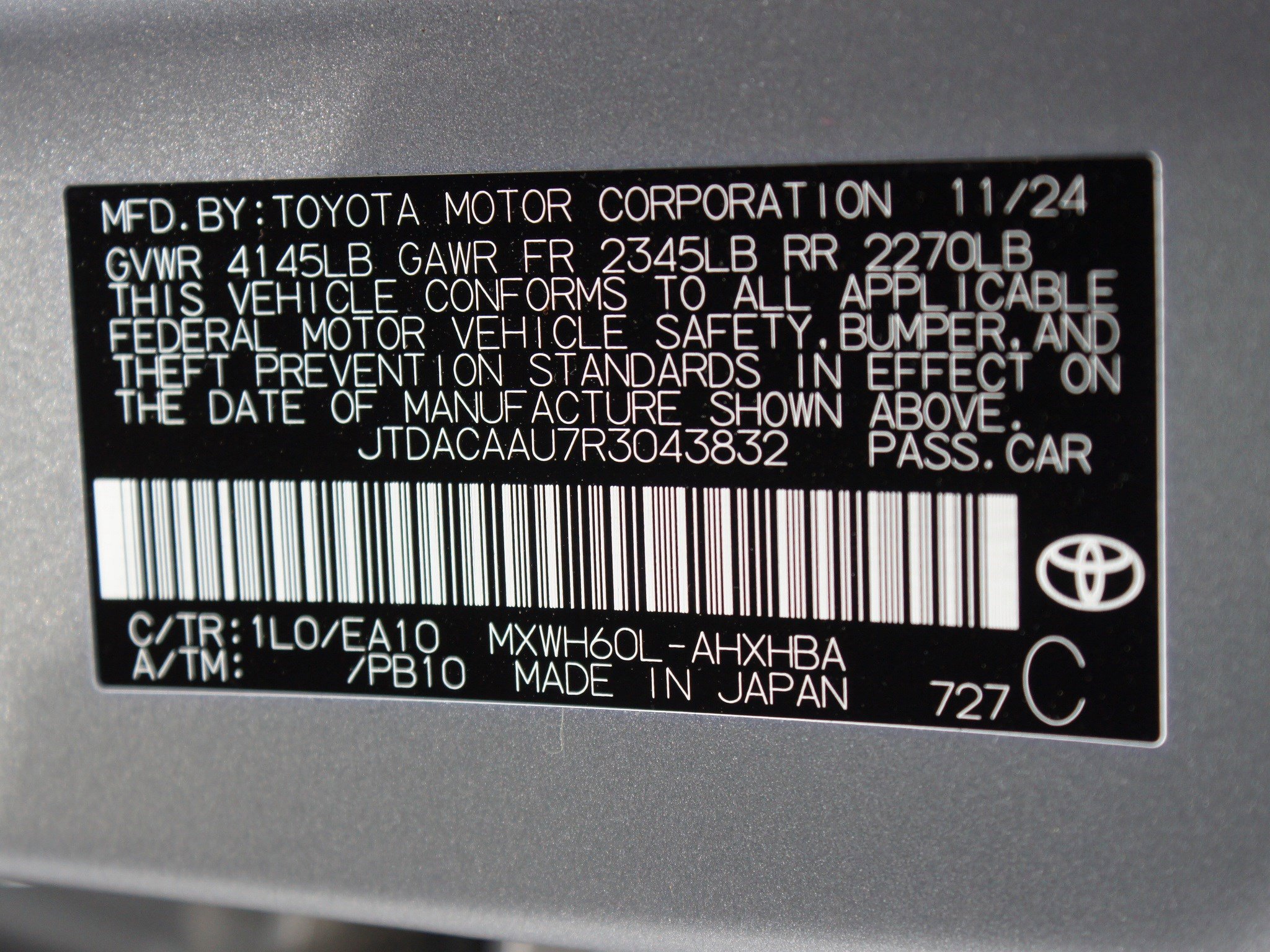 Used 2024 Toyota Prius Limited w/ Limited Premium Package FWD image 27