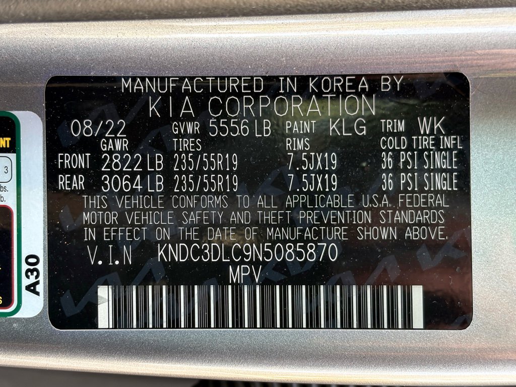 Used 2022 Kia EV6 Wind w/ Wind Technology Package image 30