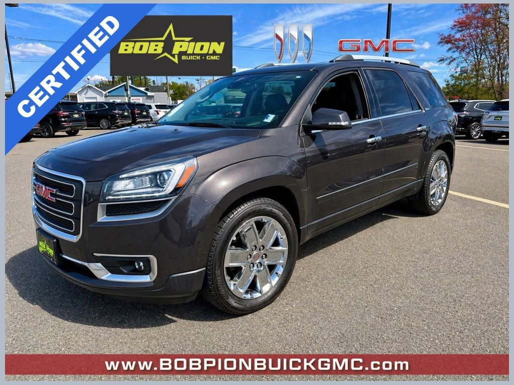 Certified 2017 GMC Acadia Limited SLT