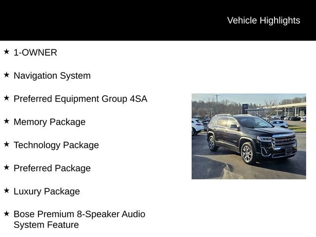 Used 2023 GMC Acadia SLT w/ Technology Package image 5