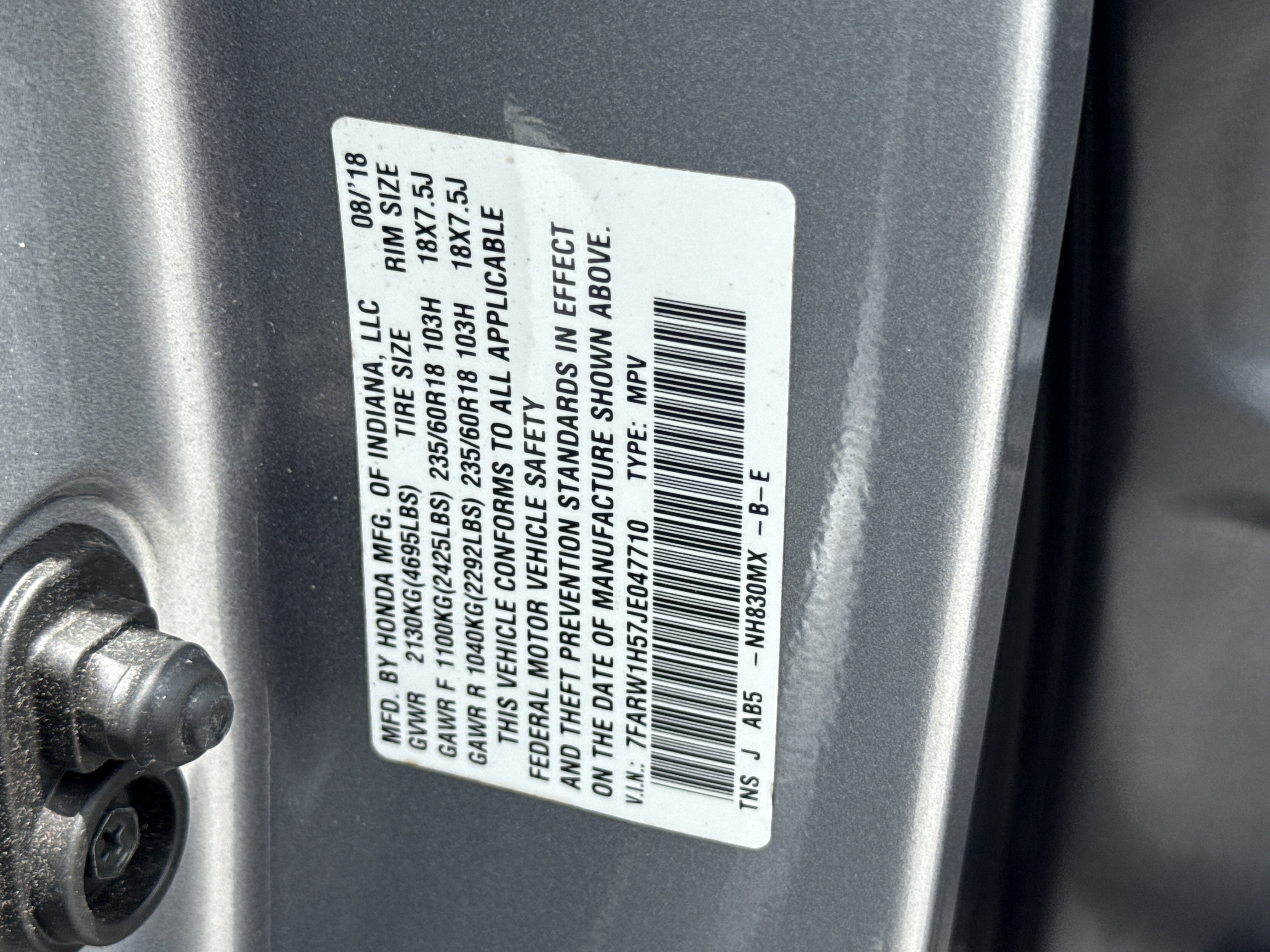 Certified 2018 Honda CR-V EX image 40