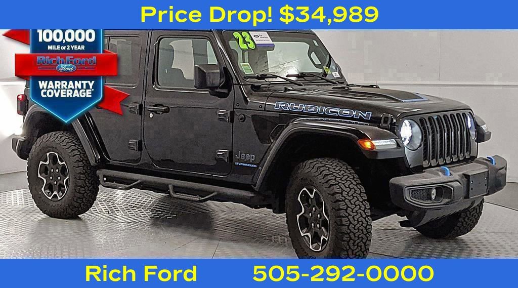 Used 2023 Jeep Wrangler Unlimited Rubicon 4xe AWD/4WD image 1