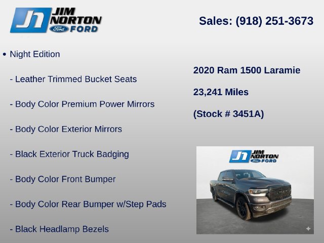 Used 2020 RAM 1500 Laramie AWD/4WD image 15