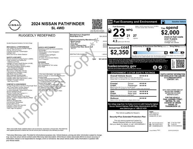 Used 2024 Nissan Pathfinder SL AWD/4WD image 10