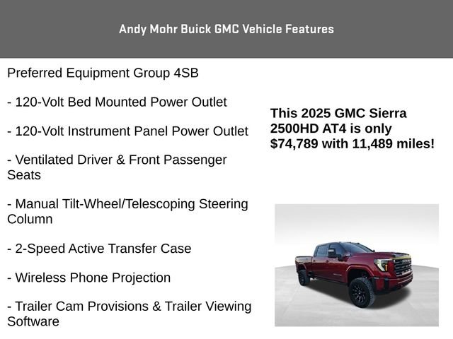 Used 2025 GMC Sierra 2500 AT4 w/ AT4 Premium Plus Package image 16
