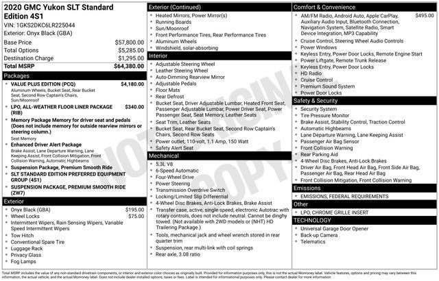 Used 2020 GMC Yukon SLT w/ Value Plus Edition image 6