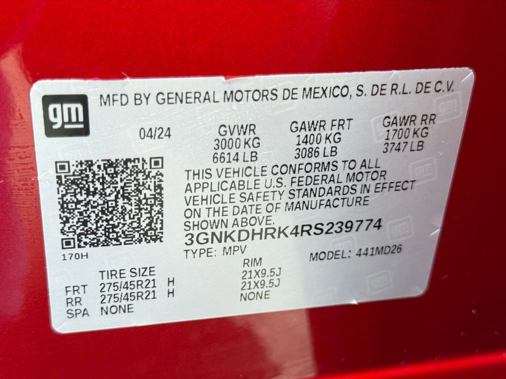 Used 2024 Chevrolet Blazer EV RS image 27