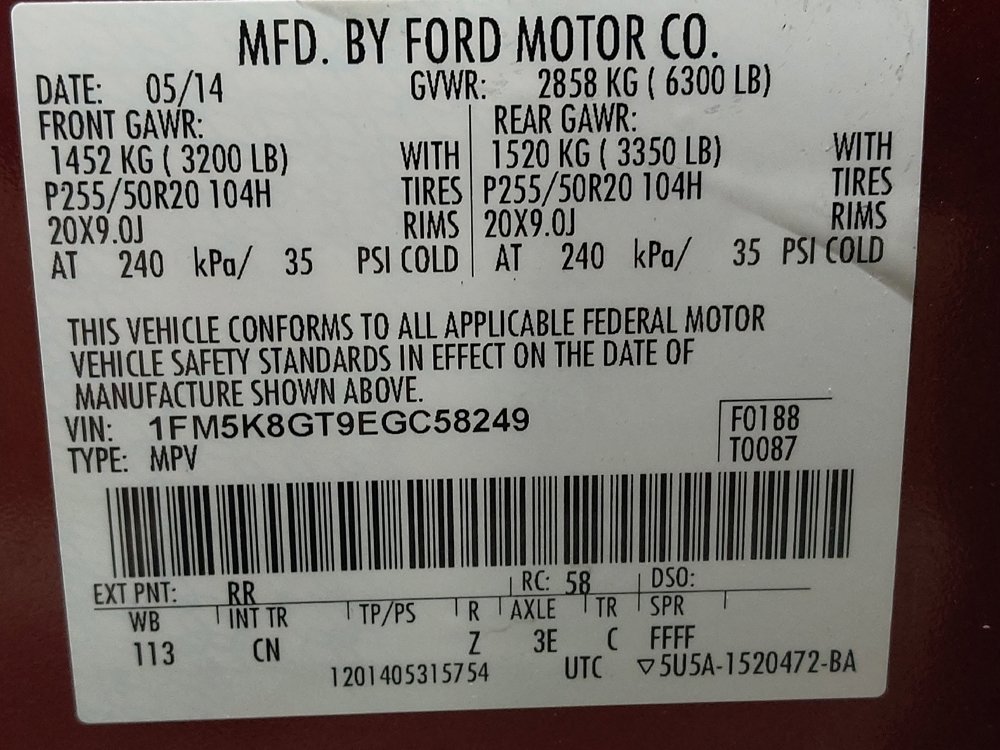 Used 2014 Ford Explorer Sport w/ Equipment Group 401A AWD/4WD image 33