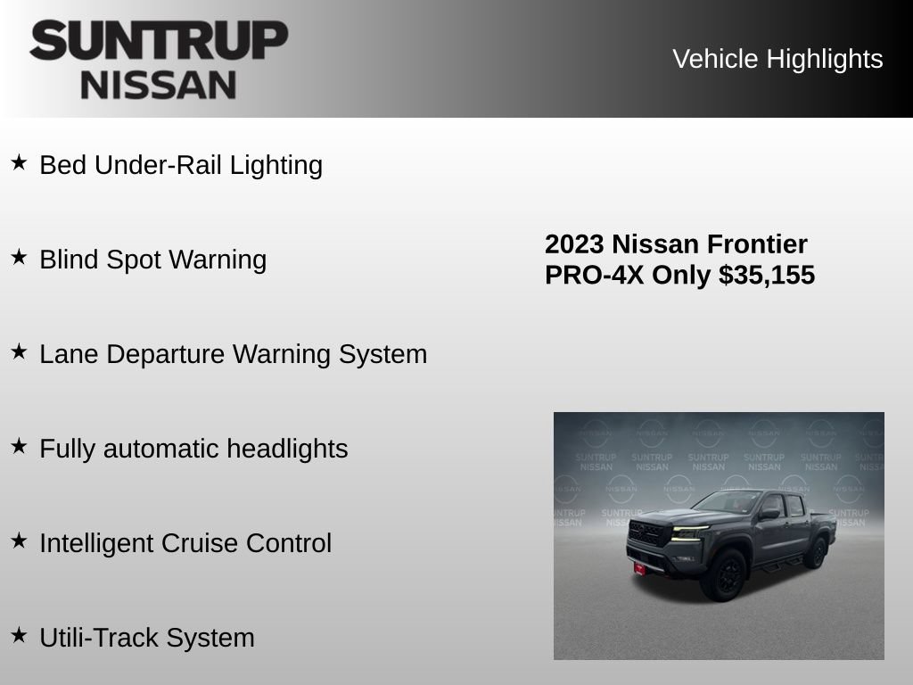 Used 2023 Nissan Frontier PRO-4X w/ Pro-4X Premium Package AWD/4WD image 24