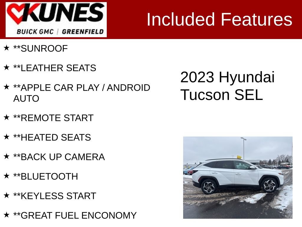 Used 2023 Hyundai Tucson SEL w/ Convenience Package image 2
