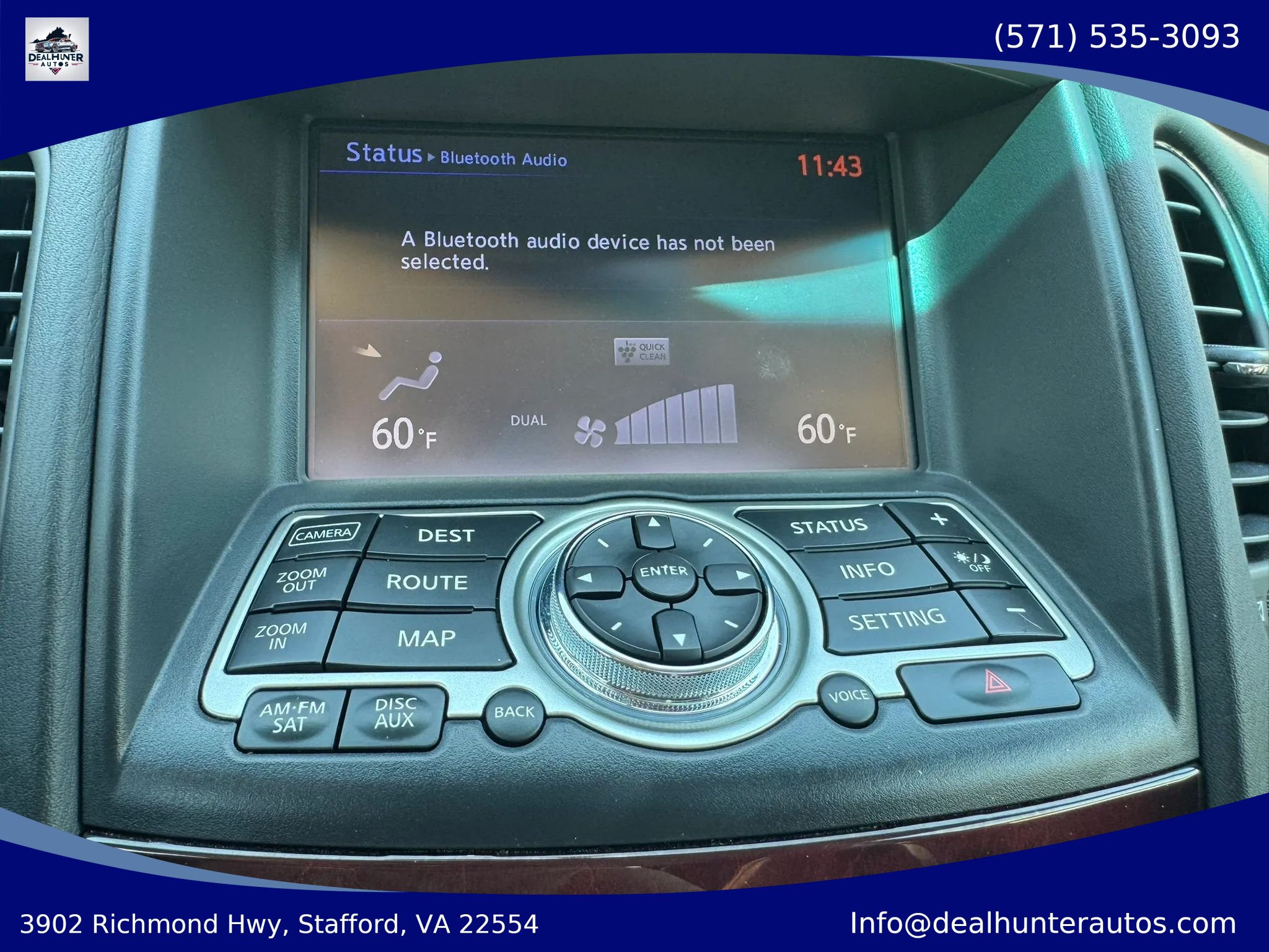 Used 2017 INFINITI QX50 AWD w/ Deluxe Touring Package image 21