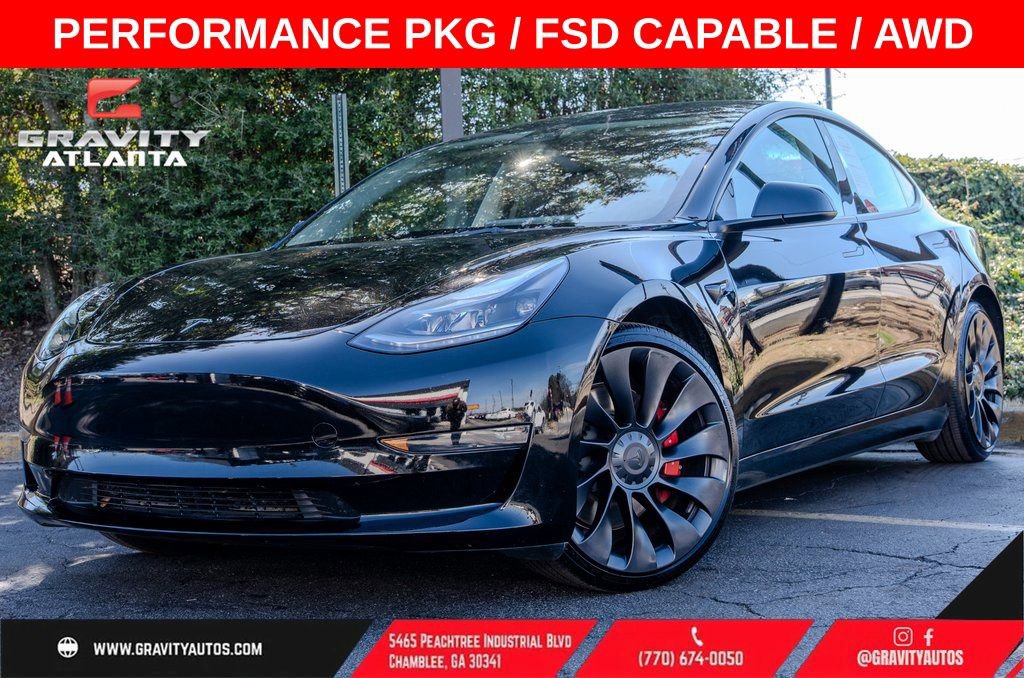 Used 2023 Tesla Model 3 Performance image 1