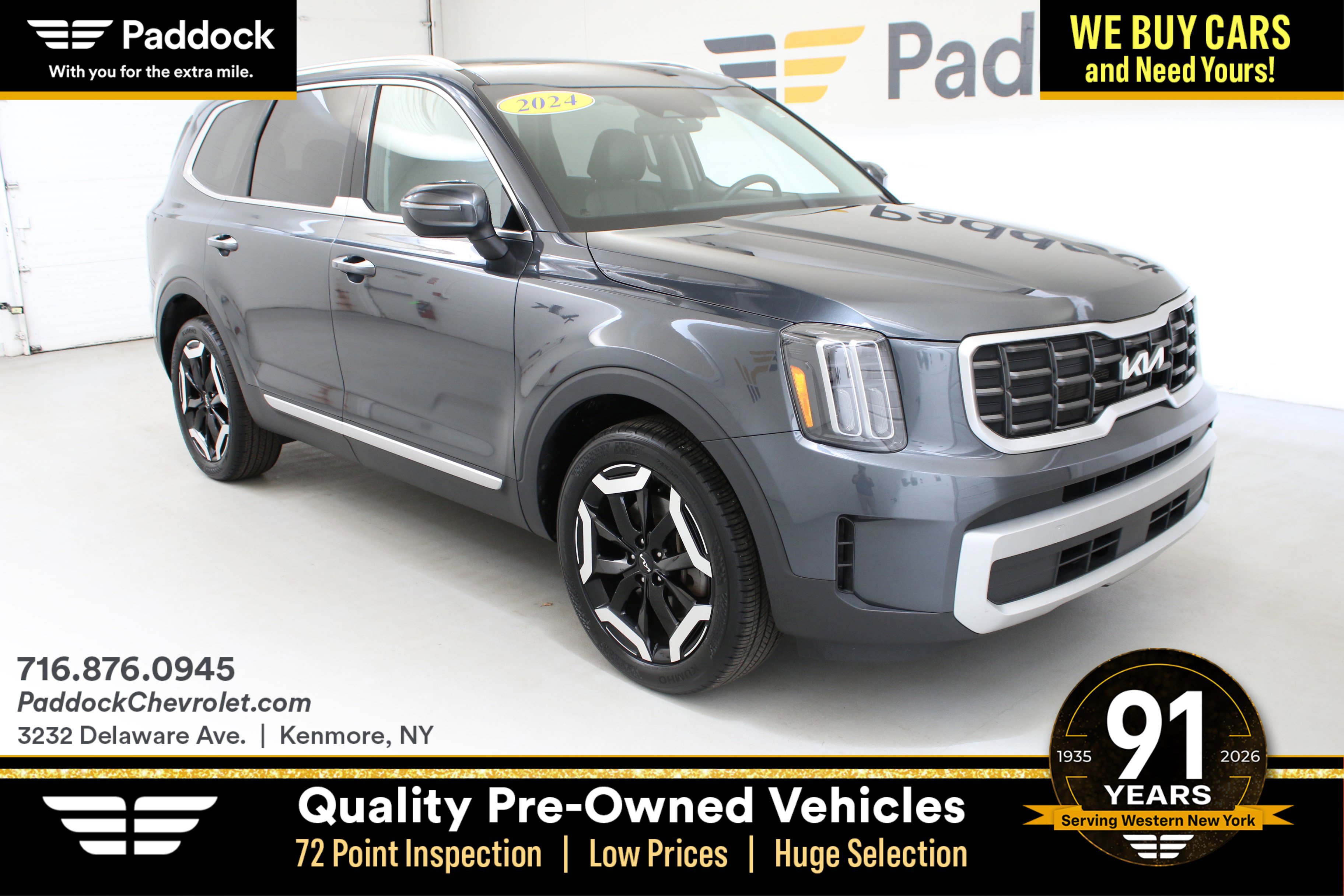 Used 2024 Kia Telluride S w/ S Sunroof Package image 1