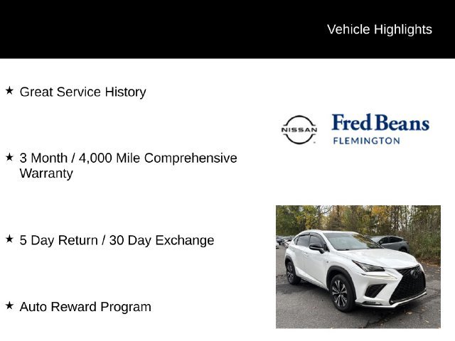 Used 2020 Lexus NX 300 F Sport w/ F Sport Premium Package AWD/4WD image 5
