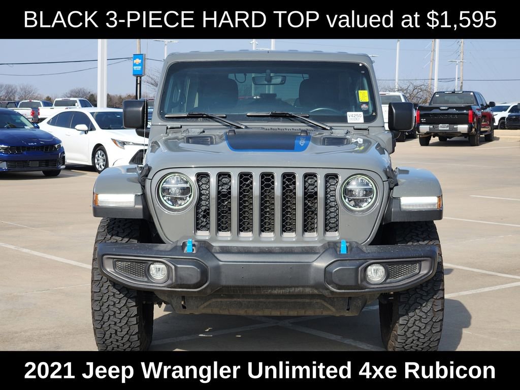 Used 2021 Jeep Wrangler Unlimited Rubicon 4xe w/ Safety Group image 2