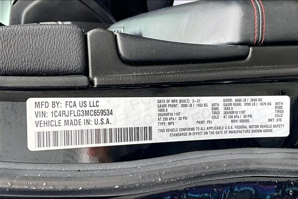 Used 2021 Jeep Grand Cherokee Trailhawk image 31