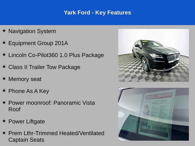 Used 2022 Lincoln Nautilus Reserve w/ Equipment Group 201A image 2