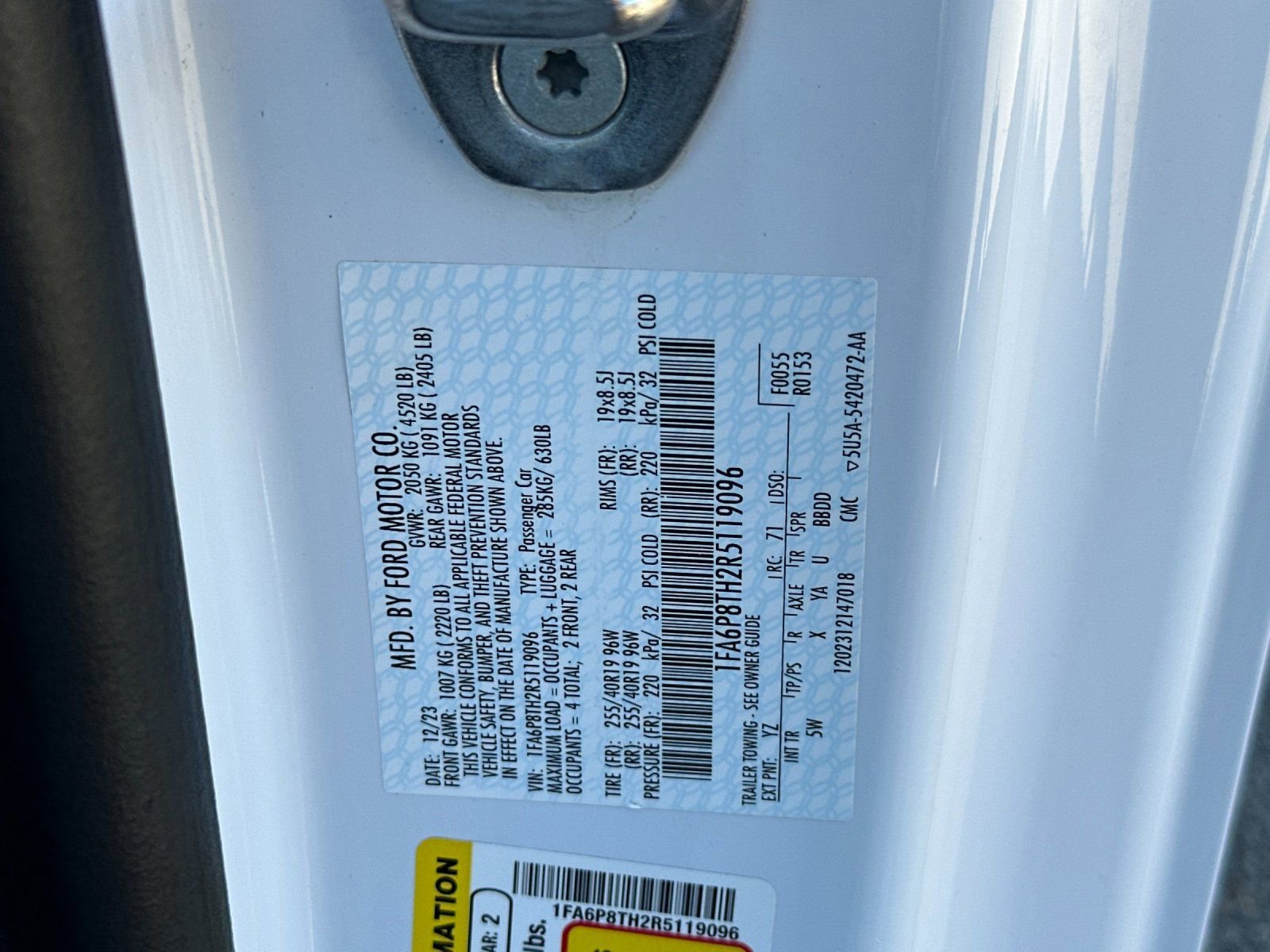 Used 2024 Ford Mustang Premium RWD image 35