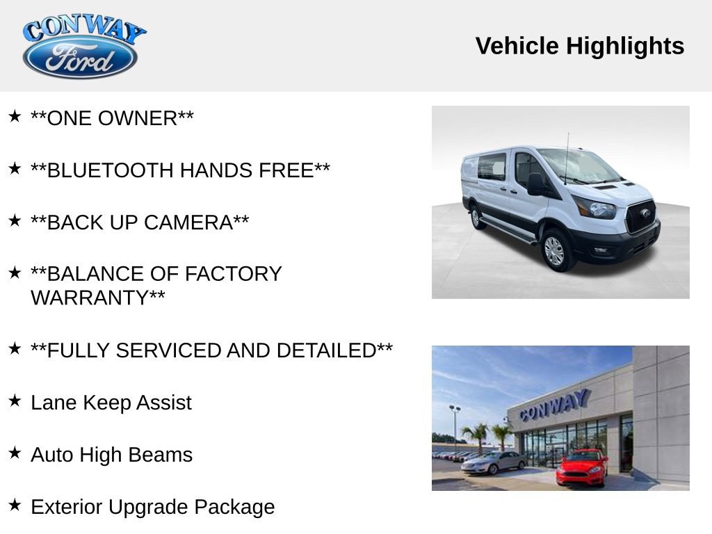 Used 2024 Ford Transit 250 Low Roof w/ Exterior Upgrade Package image 4