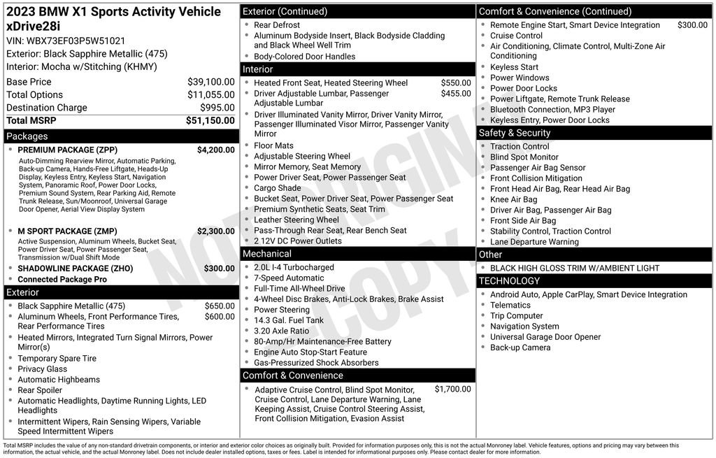 Used 2023 BMW X1 xDrive28i w/ Premium Package image 5