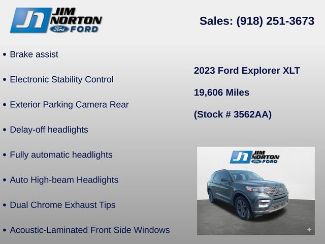 Used 2023 Ford Explorer XLT w/ Equipment Group 202A image 17