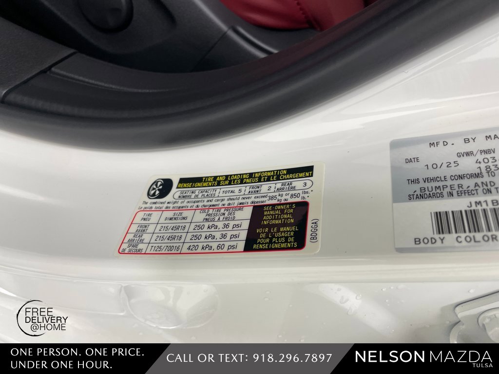 New 2026 MAZDA MAZDA3 2.5 S Hatchback w/ Premium Pkg image 54