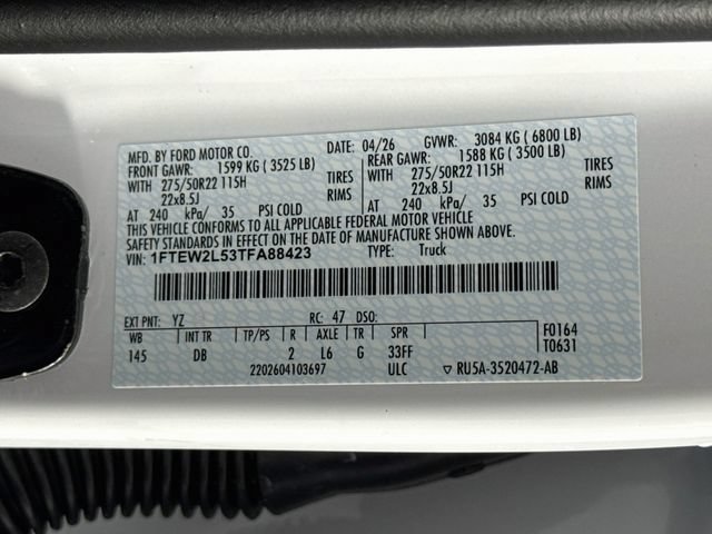 Used 2026 Ford F150 STX w/ F-150 LOBO Package AWD/4WD image 30