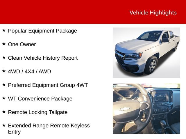 Used 2022 Chevrolet Colorado W/T w/ WT Convenience Package image 9