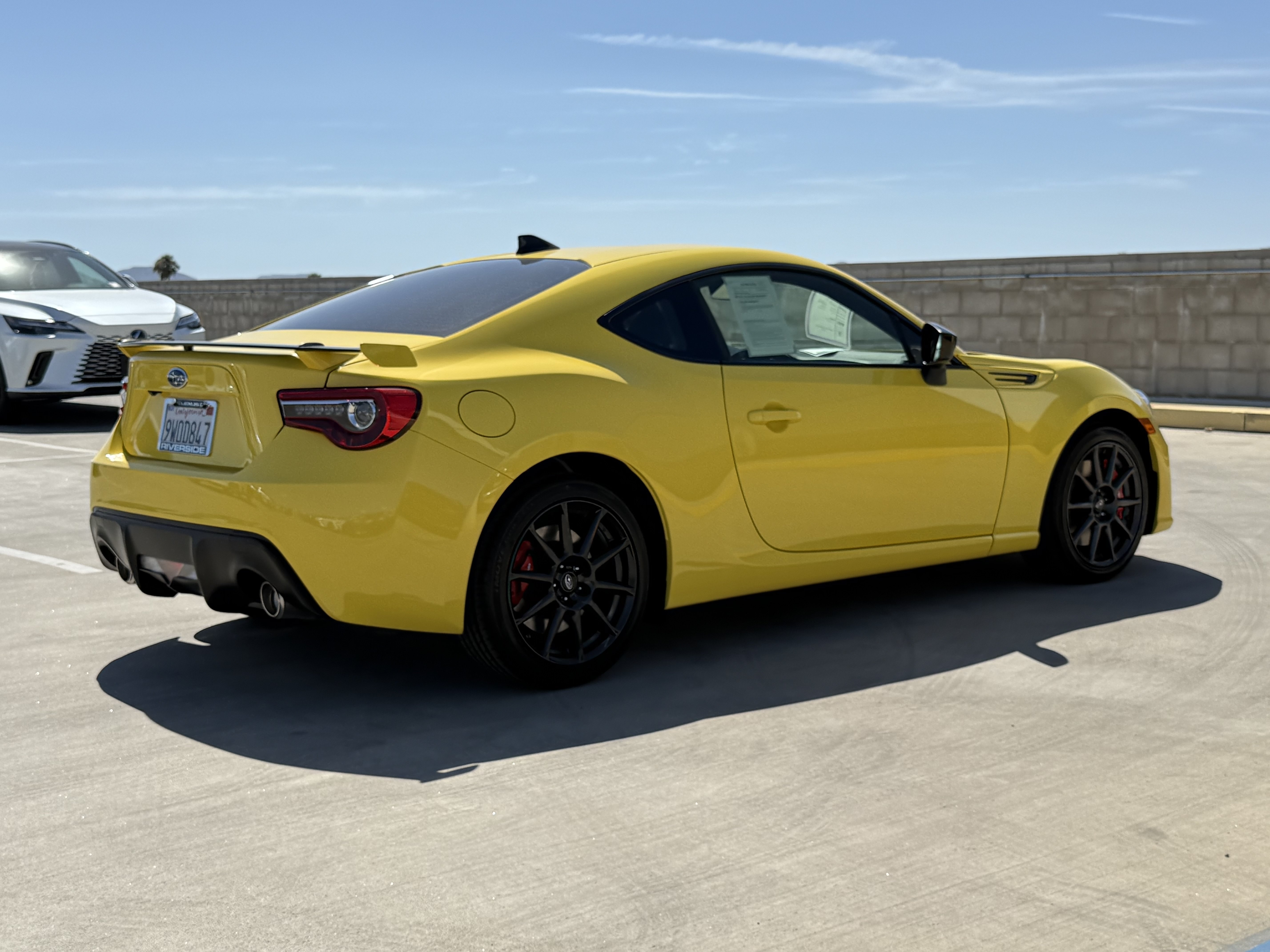 Used 2017 Subaru BRZ Series.Yellow RWD image 12