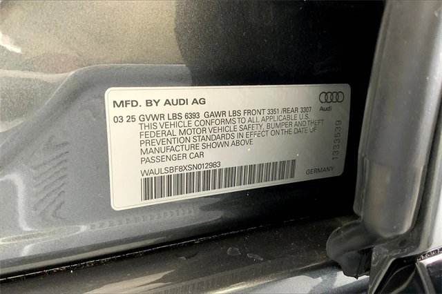 New 2025 Audi S8 w/ Executive Package image 14