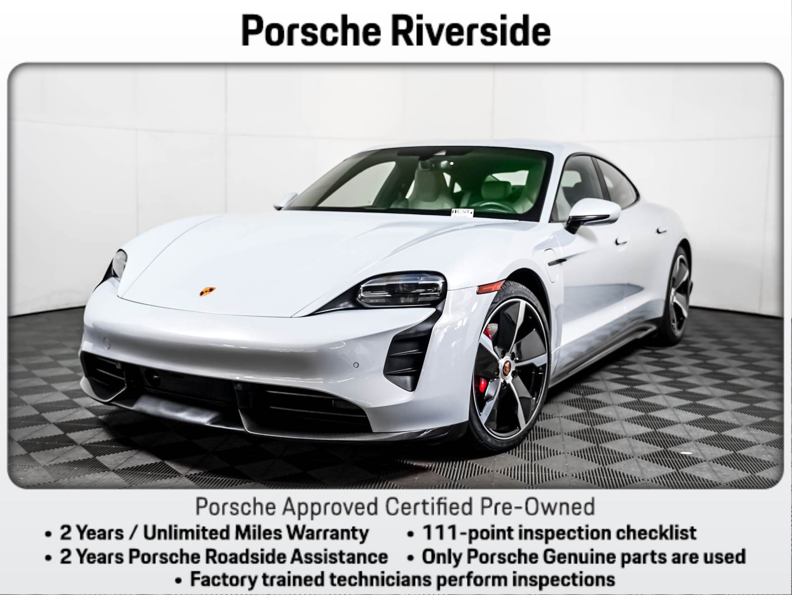 Certified 2021 Porsche Taycan 4S AWD/4WD image 1