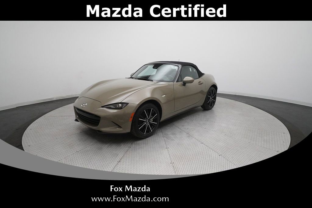 Certified 2024 MAZDA MX-5 Miata Grand Touring w/ Weather Package