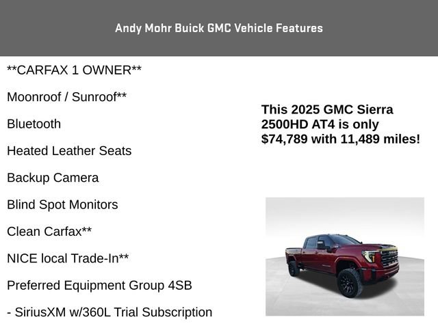 Used 2025 GMC Sierra 2500 AT4 w/ AT4 Premium Plus Package image 4