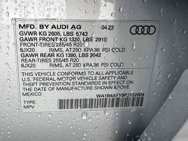 Certified 2023 Audi SQ5 Premium Plus w/ Premium Plus Package AWD/4WD image 38